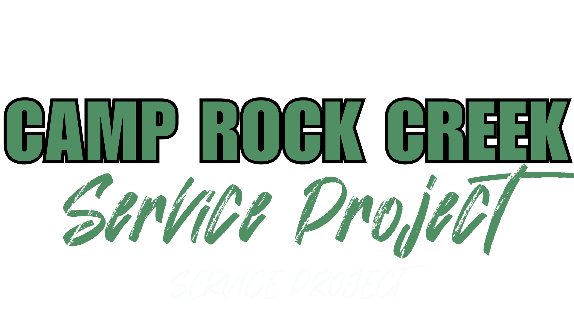 Camp Rock Creek Service Project