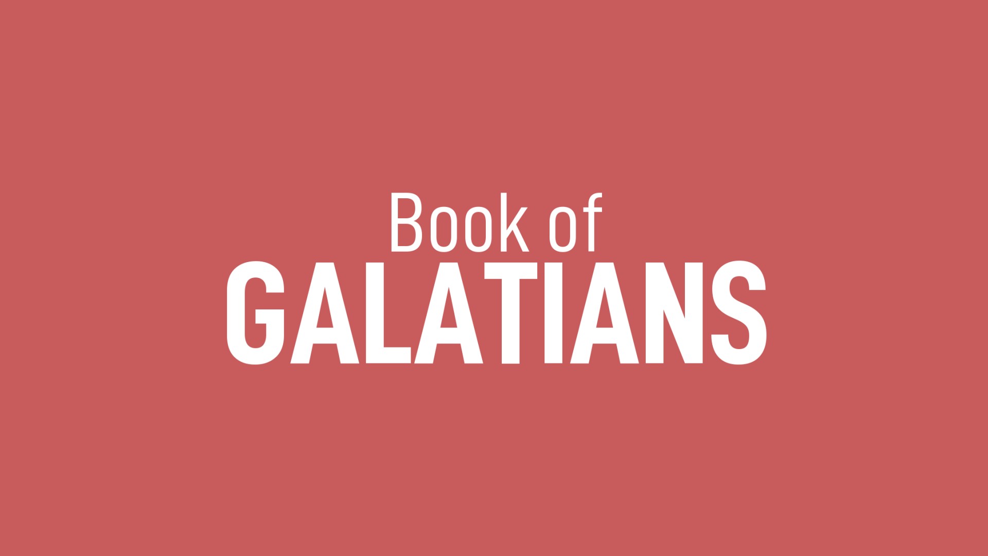 Book of Galatians