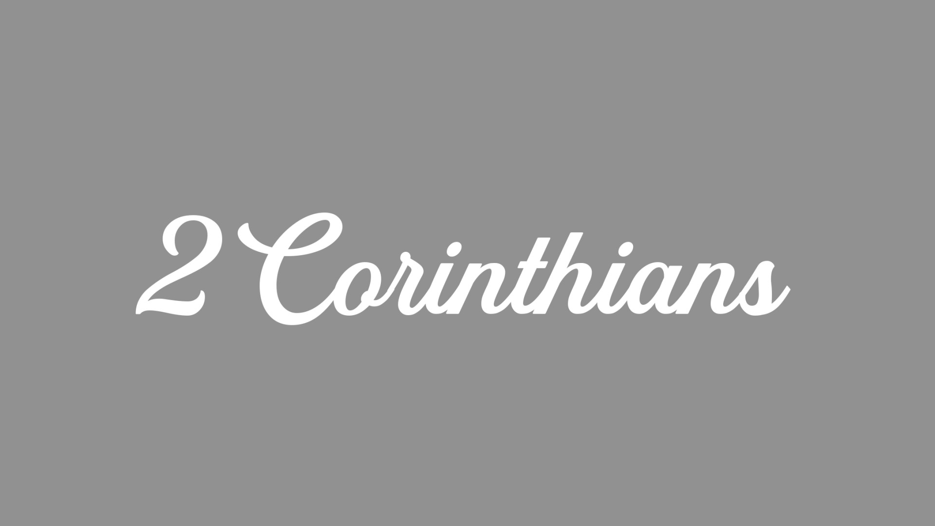 II Corinthians