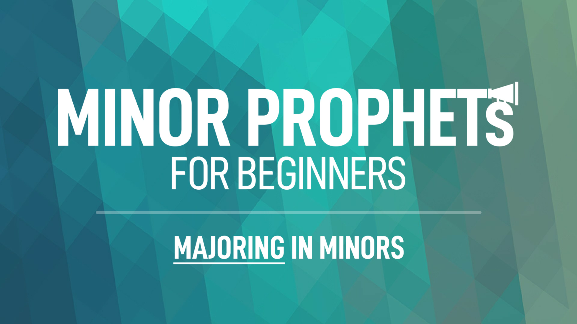 The Minor Prophets For Beginners Majoring In Minors Choctaw Church