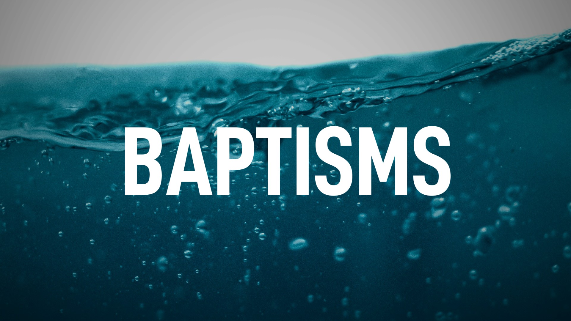 Baptisms